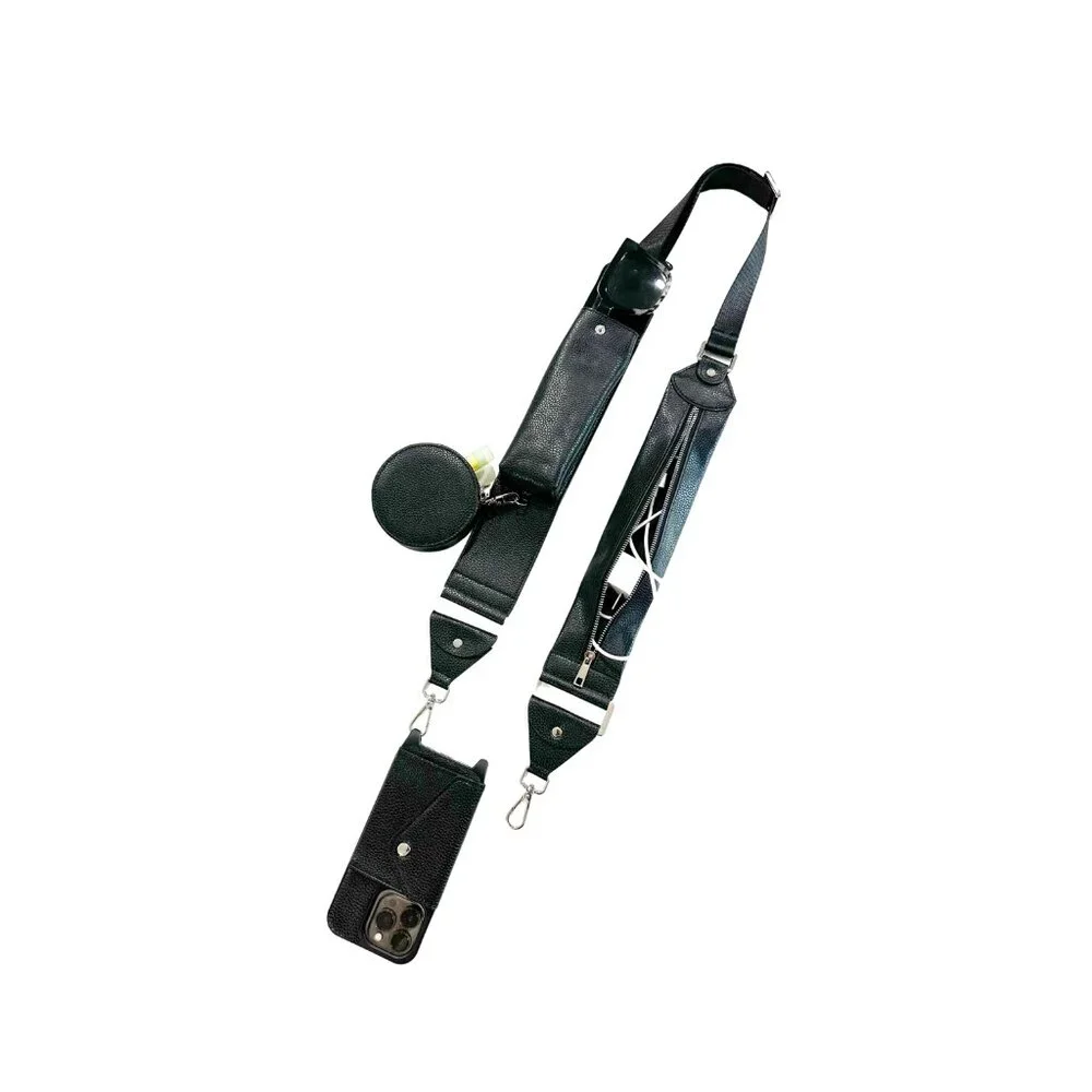 iPhone Case with Utlity Crossbody Strap With Bonus Striped Strap - Picture 3 of 7